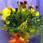Hand-tied bouquet from Daff-o-Dil's